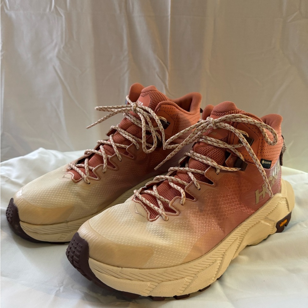 Hoka Two-Tone Trail Shoes